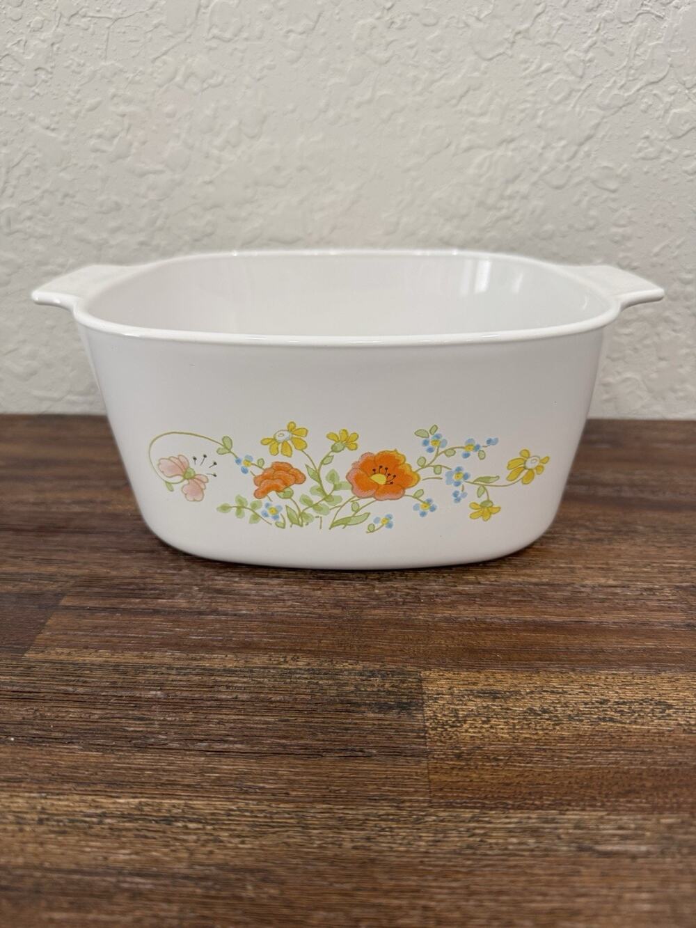 Corning Ware Wildflower Poppy A-3-B 3 Liter 3 Quart Casserole Baking Dish USA